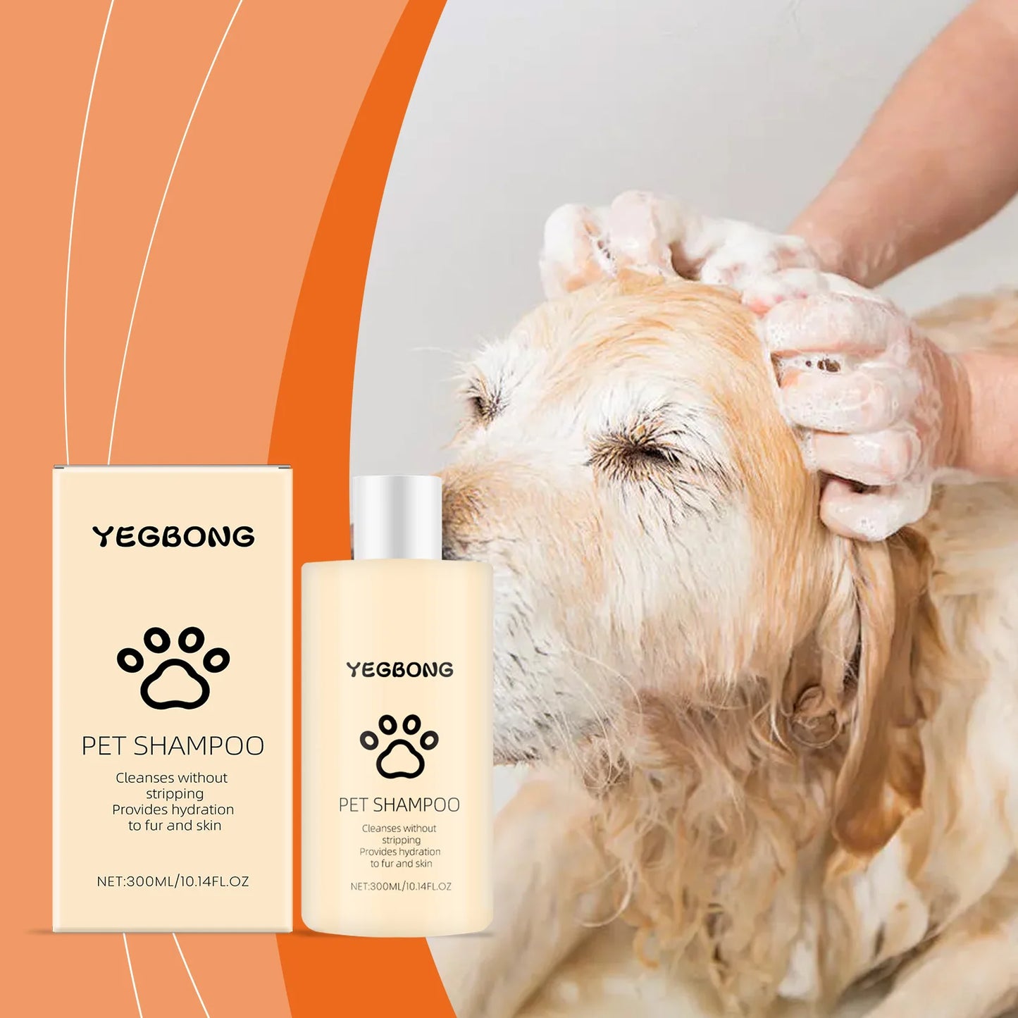 1-4PCS Pet Shampoo for Dogs and Cats, Gently Cleans Fur, Leaves Hair Soft Smooth and Tangle Free, Supports Healthy Coat Care