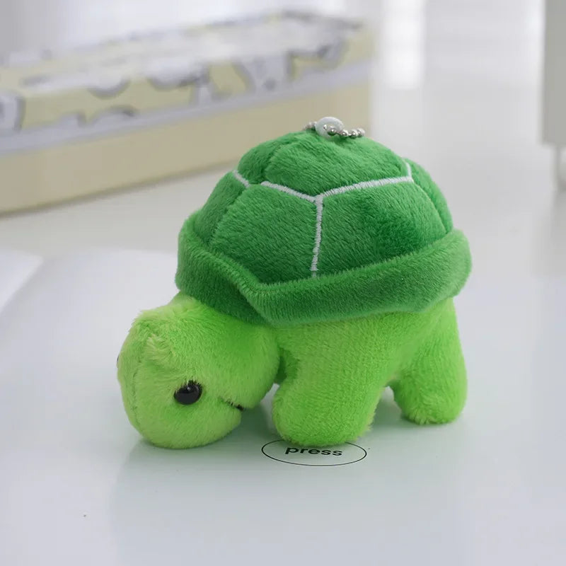 1pc Random Color Turtle Shaped Plush Toy, For Dogs To Grind Teeth And Clean Teeth. Interactive Play.