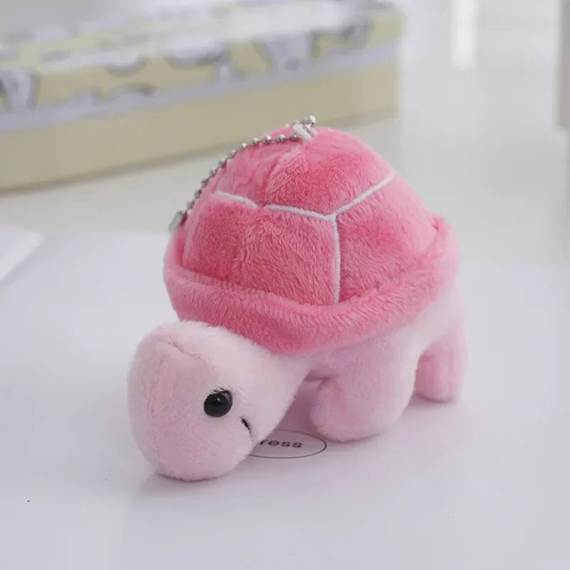 1pc Random Color Turtle Shaped Plush Toy, For Dogs To Grind Teeth And Clean Teeth. Interactive Play.
