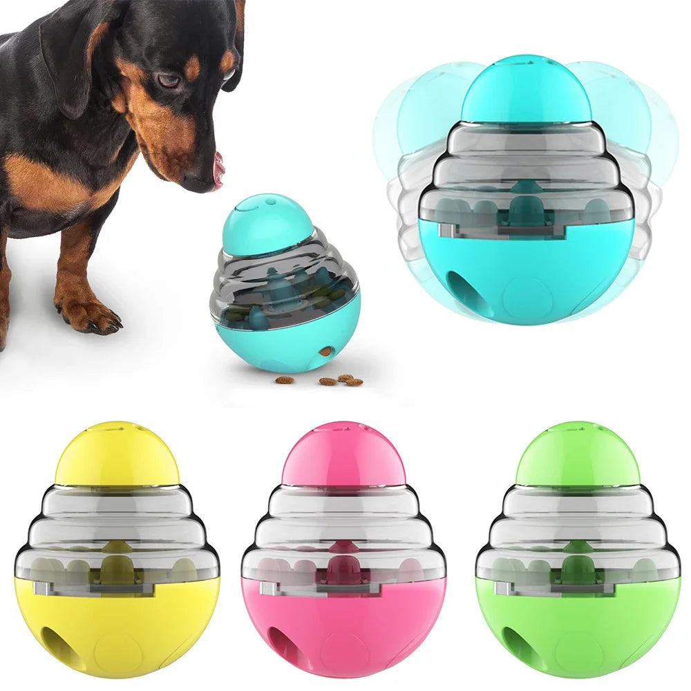 Slow Feeder Small Dog/Puppy Toy, Interactive Tumbler, Training, Dogs Learn Easily
