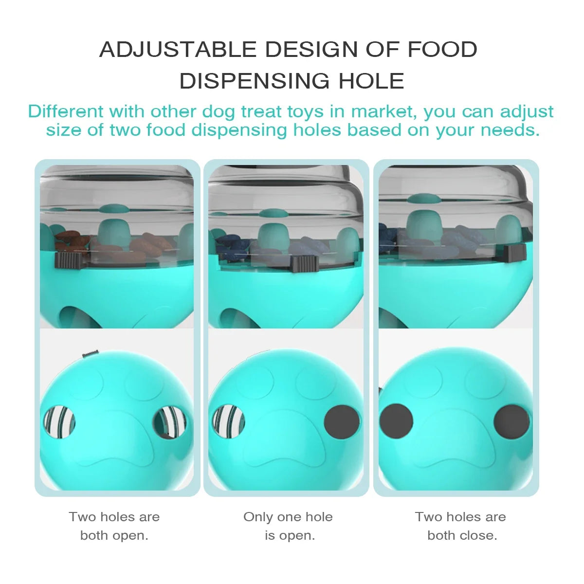 Slow Feeder Small Dog/Puppy Toy, Interactive Tumbler, Training, Dogs Learn Easily