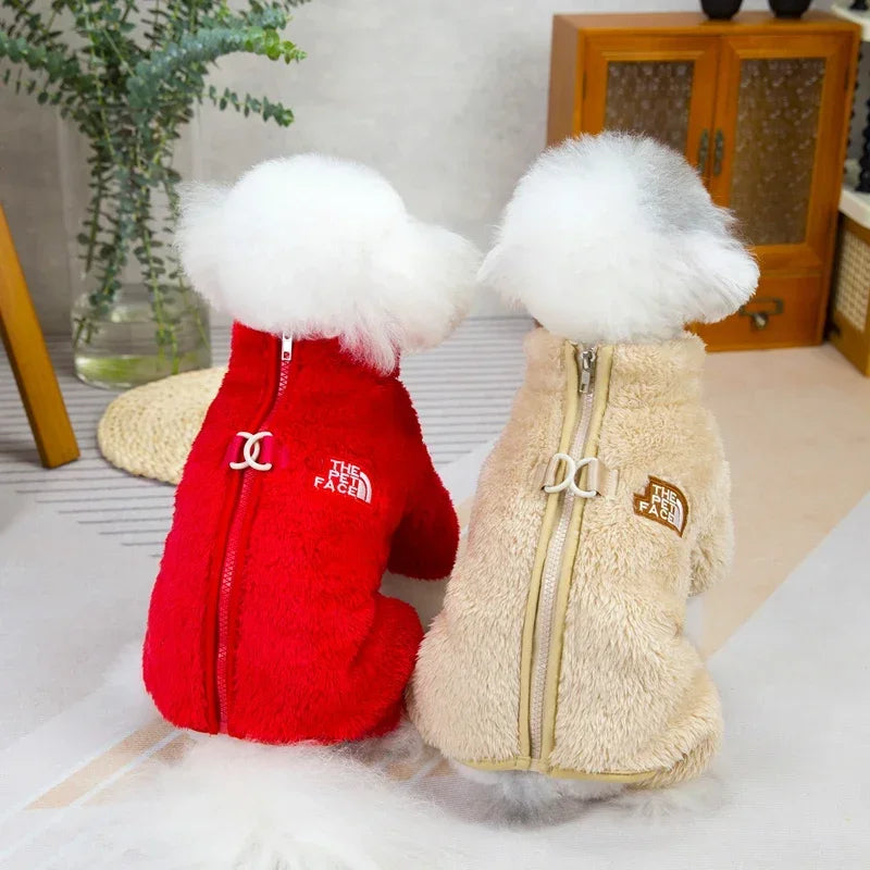 Winter Overalls, Dogs Maltese ,Clothes, Zipper Coat , Cats, Bulldog, Warm Dogs, Chihuahua 
NEW Jumpsuit, Pet Jacket, Small Onesies