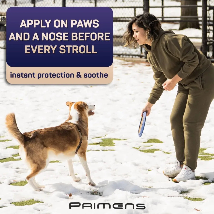 Natural Dog Paw Balm, Dog Paw Protection for Hot Pavement, Dog Paw Wax for Dry Paws and Nose, Canine Paw Moisturizer for Cracked Paws