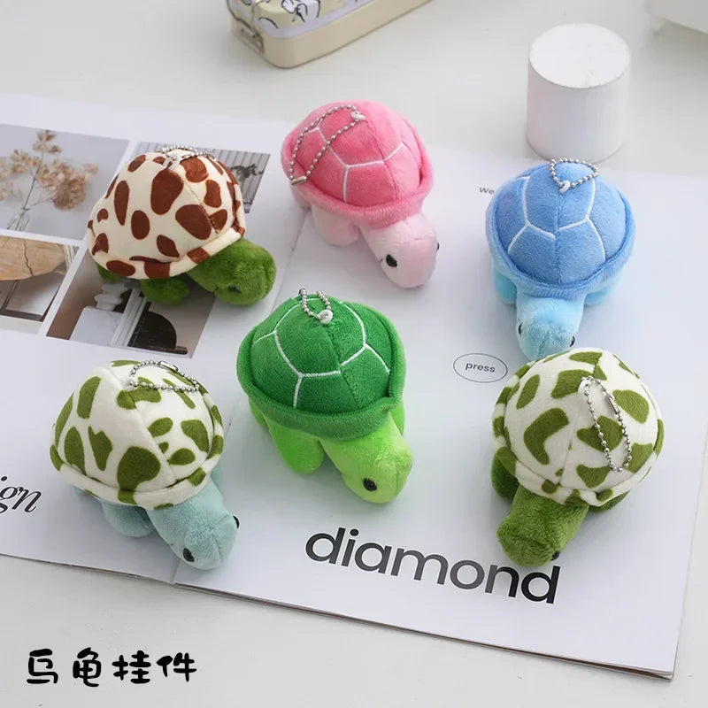 1pc Random Color Turtle Shaped Plush Toy, For Dogs To Grind Teeth And Clean Teeth. Interactive Play.