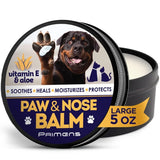 Natural Dog Paw Balm, Dog Paw Protection for Hot Pavement, Dog Paw Wax for Dry Paws and Nose, Canine Paw Moisturizer for Cracked Paws
