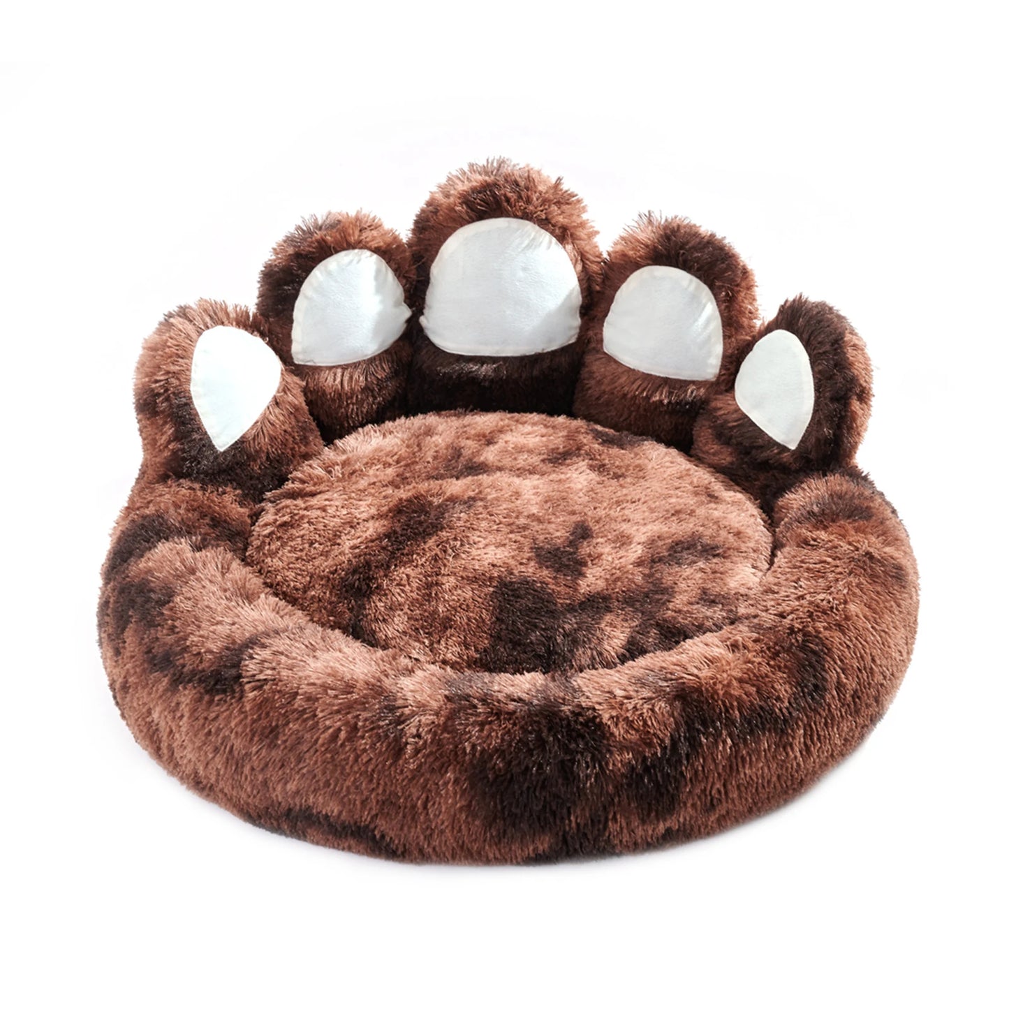 Large, Comfy Cozy, Warm, Fluffy, Paw Shape Dog Bed