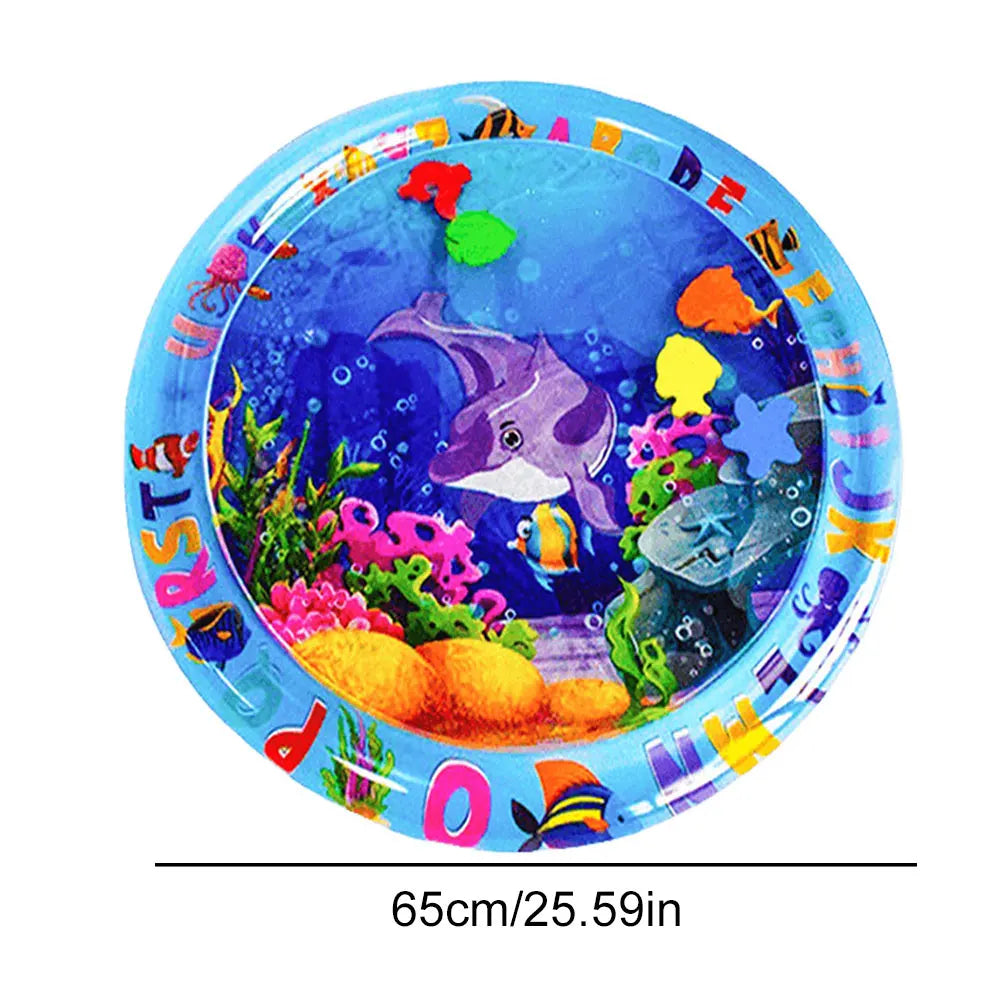 Pet Tummy Time Mat, Premium Cat Play Mat, Inflatable Water Play Mat, Interactive Baby Toys for Sensory Development