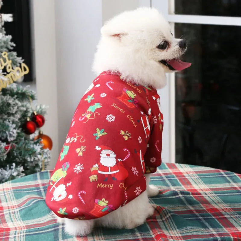 Christmas Dog Clothes, Winter Pet Sweater, Clothes For Small/Large Dog Cat Puppy, Costume Chihuahua Yorkies, Shirts XS-4XL