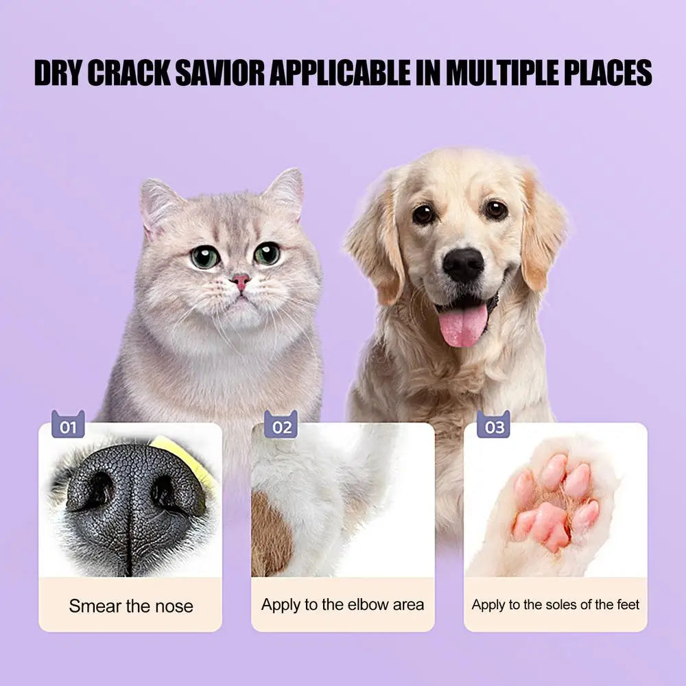 Paw Wax For Dogs 1.41oz Paw Cream Cracked Dog Paws, Anti-Drying, Moisturizing Foot Care Cream, Restores Dry Damaged Paws, Large Dogs