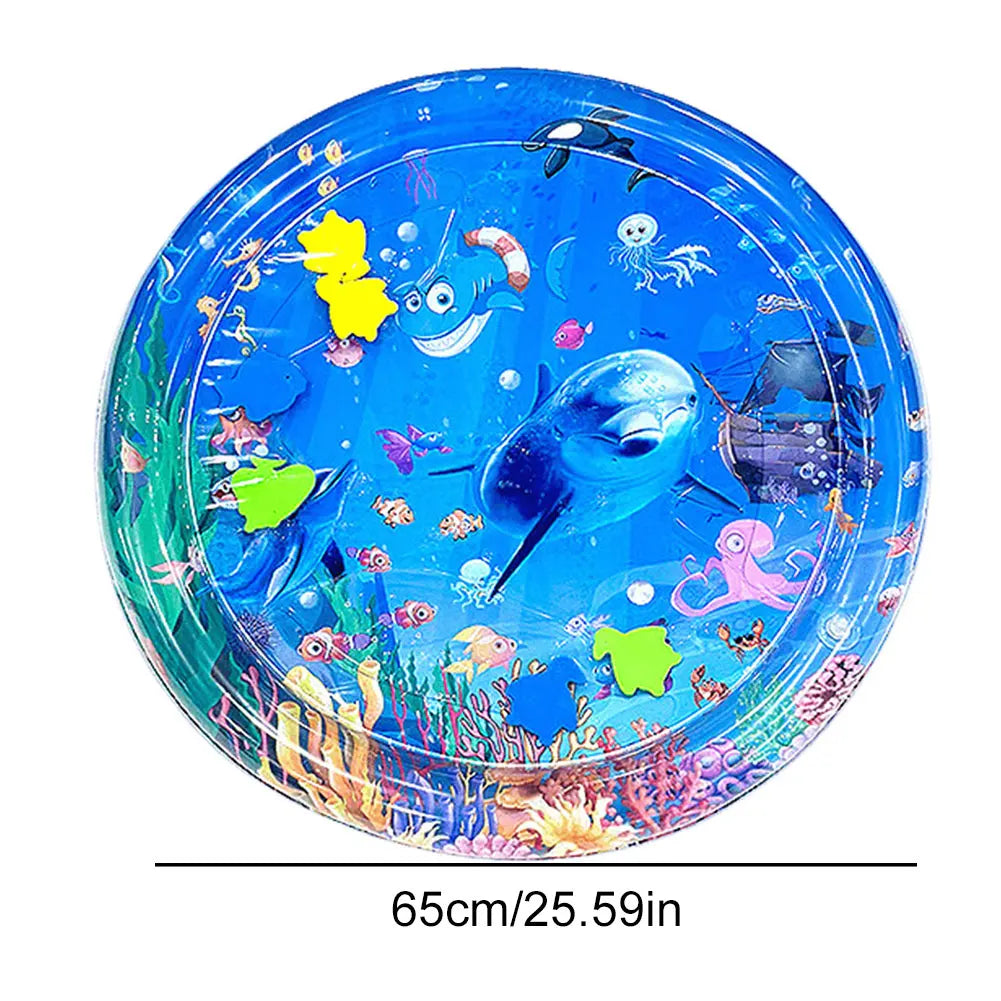 Pet Tummy Time Mat, Premium Cat Play Mat, Inflatable Water Play Mat, Interactive Baby Toys for Sensory Development