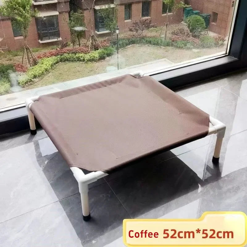 Pet Camping Bed, Elevated Bed for Dogs, Folding Puppy Camping Bed, Portable Washable Puppy Bed, Dog or Cat Hammock