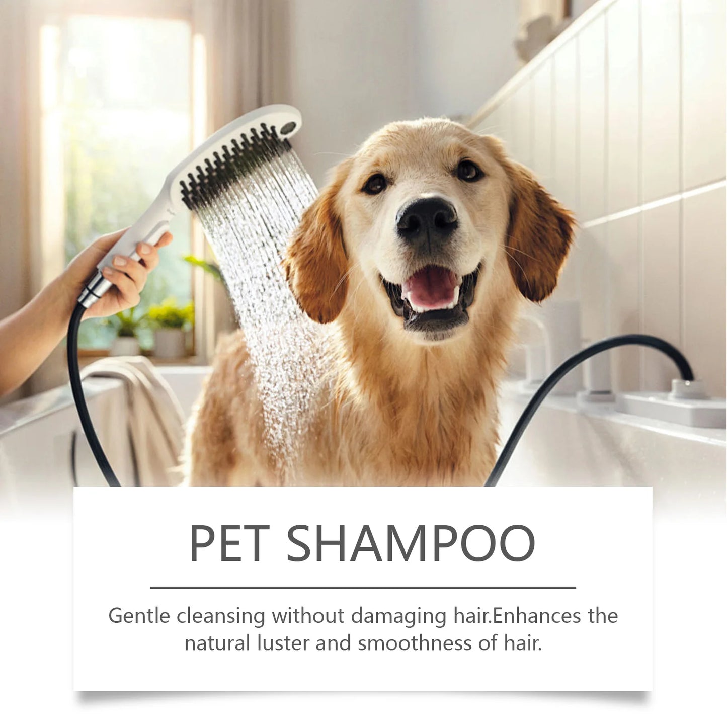 1-4PCS Pet Shampoo for Dogs and Cats, Gently Cleans Fur, Leaves Hair Soft Smooth and Tangle Free, Supports Healthy Coat Care
