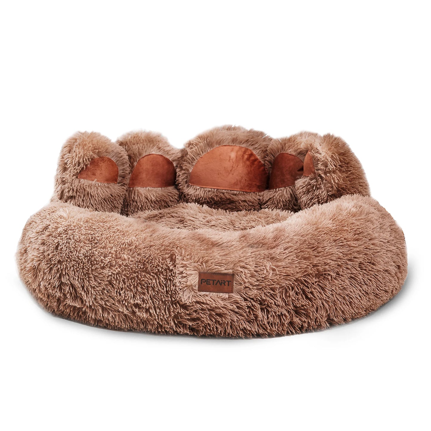Large, Comfy Cozy, Warm, Fluffy, Paw Shape Dog Bed