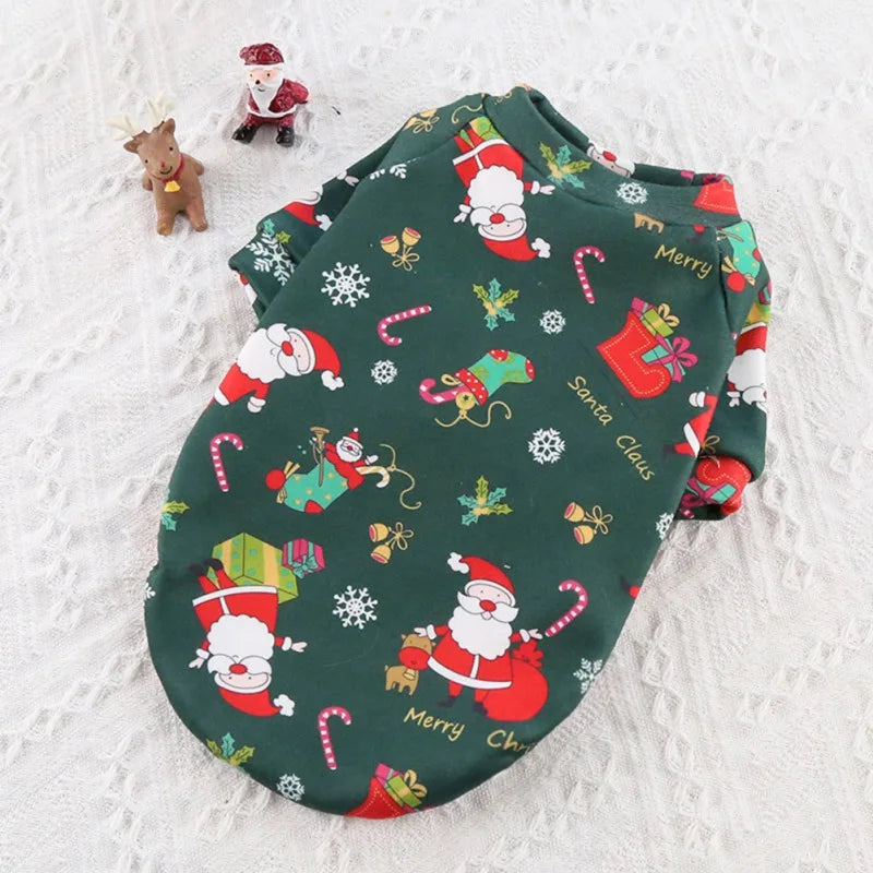 Christmas Dog Clothes, Winter Pet Sweater, Clothes For Small/Large Dog Cat Puppy, Costume Chihuahua Yorkies, Shirts XS-4XL