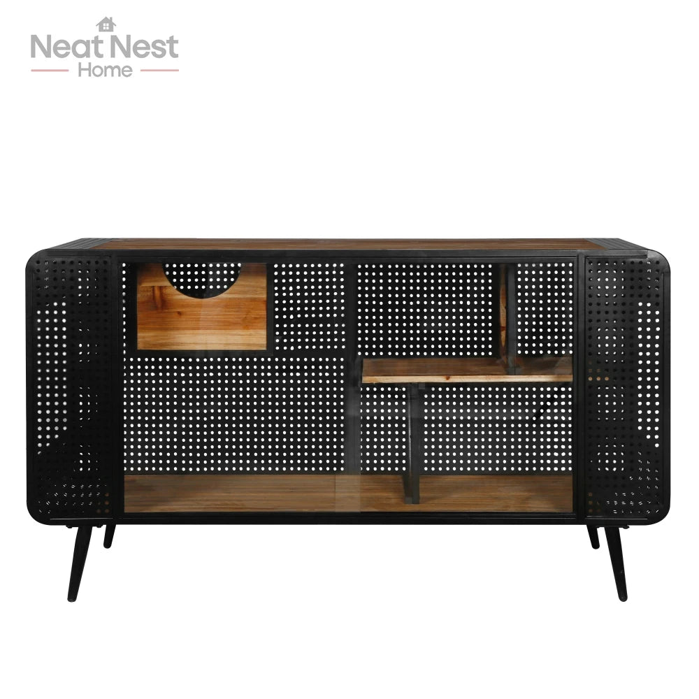 Spacious Cat House with Tempered Glass