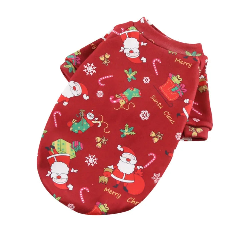 Christmas Dog Clothes, Winter Pet Sweater, Clothes For Small/Large Dog Cat Puppy, Costume Chihuahua Yorkies, Shirts XS-4XL