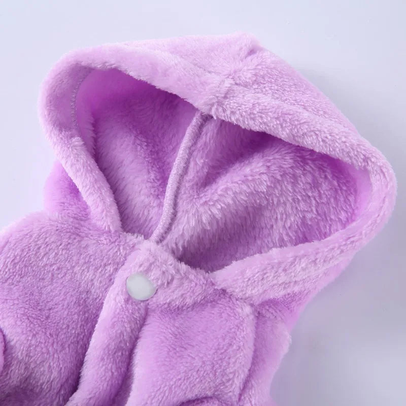Pet Dog Bathrobe with Hood, Dog Pajamas, Sleeping Clothes, Soft Pet Bath Drying Towel, Clothes For Puppy Dogs Cats, Coat, Pet Supply