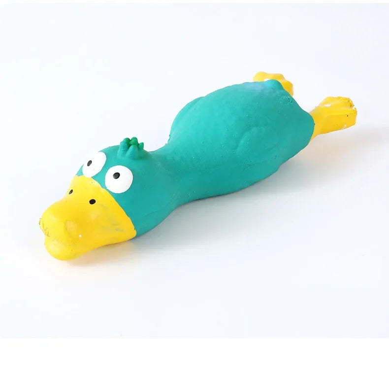 Squeaking Dog Toy, Cat, Puppy, Kitten, Latex Chicken Shape