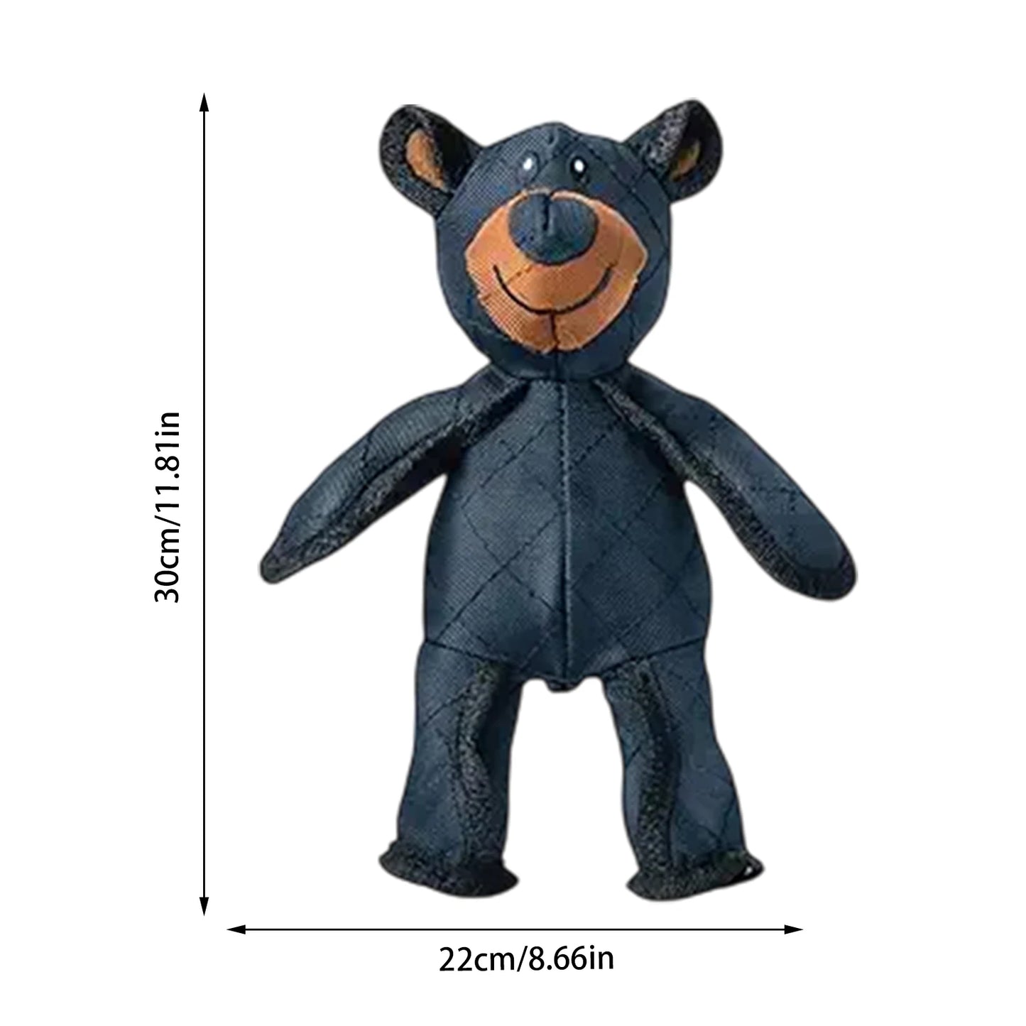 Squeaky Plush Bear Toy for Dog ,Unbreakable Teddy, Extreme Bear Dog Toys, Puppy Biting Toys, Plush Cute Bear, Chew Squeaky Dog Toys