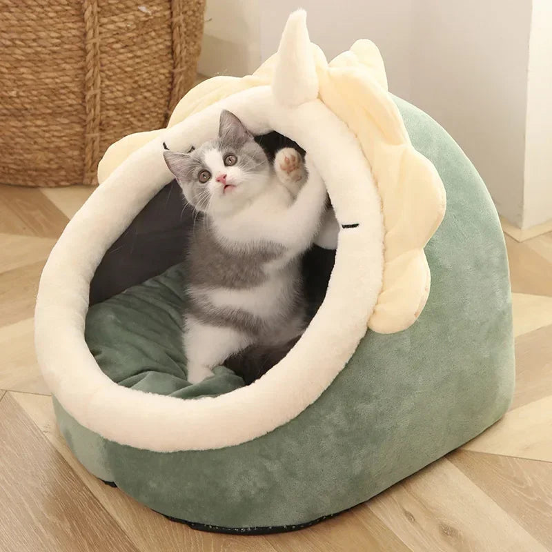 Cozy Warm Cat Tents, Small Dogs, Play Drop Ball, Multiple Colors