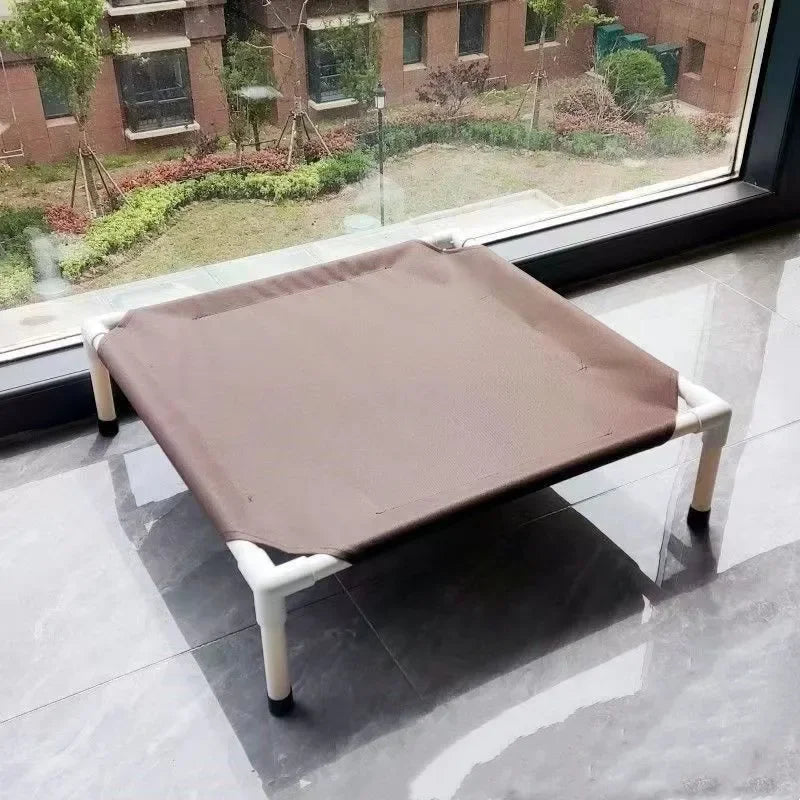 Pet Camping Bed, Elevated Bed for Dogs, Folding Puppy Camping Bed, Portable Washable Puppy Bed, Dog or Cat Hammock