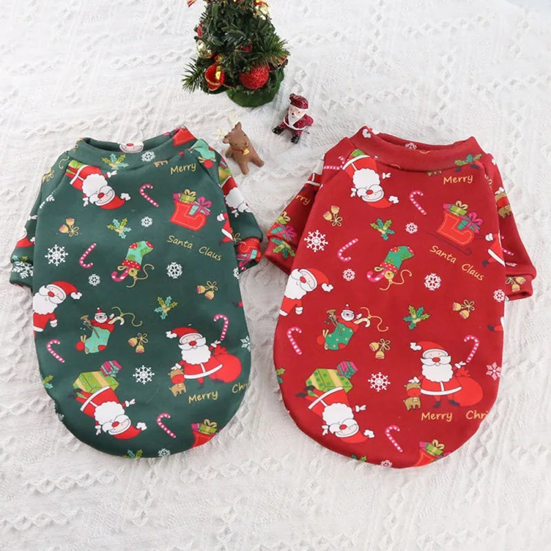 Christmas Dog Clothes, Winter Pet Sweater, Clothes For Small/Large Dog Cat Puppy, Costume Chihuahua Yorkies, Shirts XS-4XL