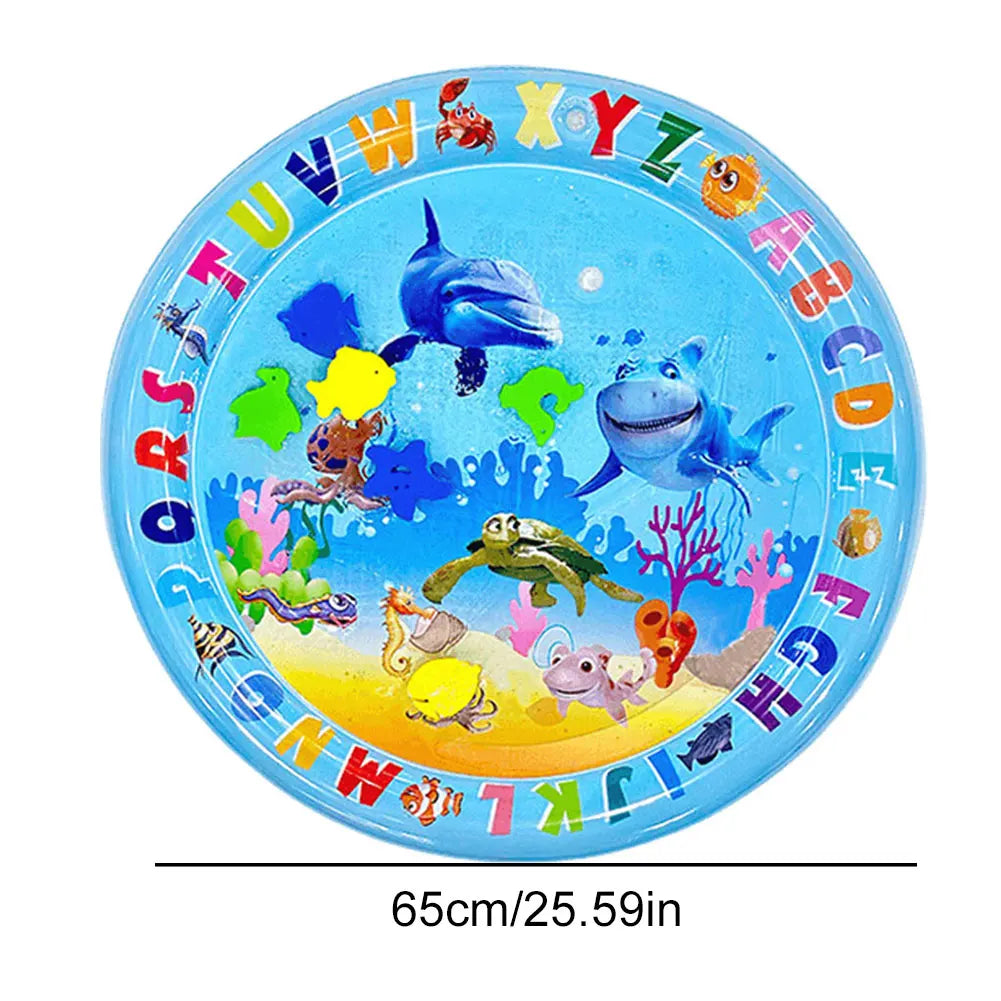 Pet Tummy Time Mat, Premium Cat Play Mat, Inflatable Water Play Mat, Interactive Baby Toys for Sensory Development