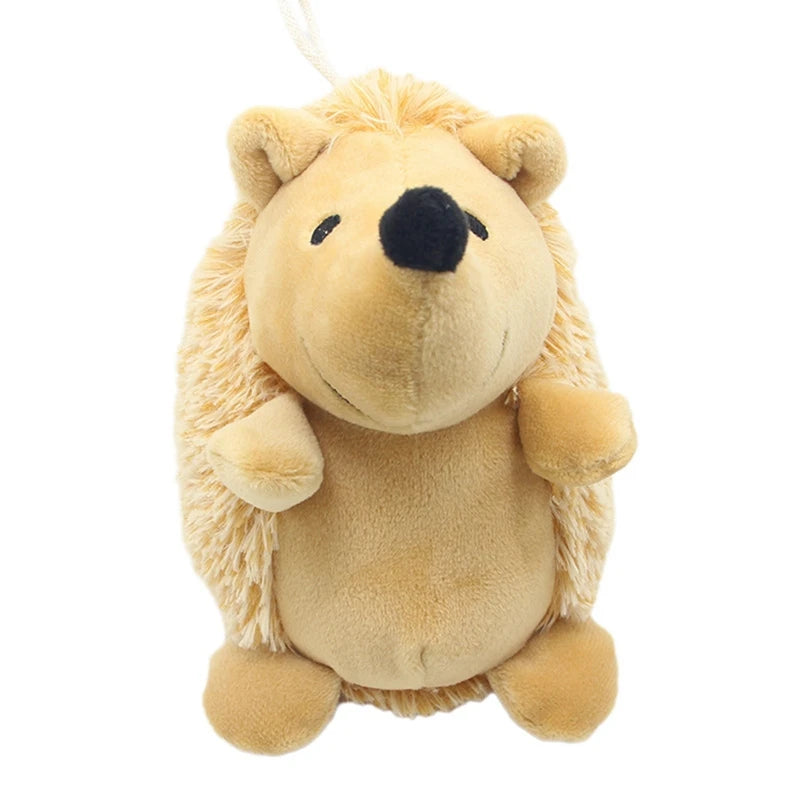 Interactive Squeaky Dog Toys, Stuffed Plush Hedgehogs, Chew Toys
