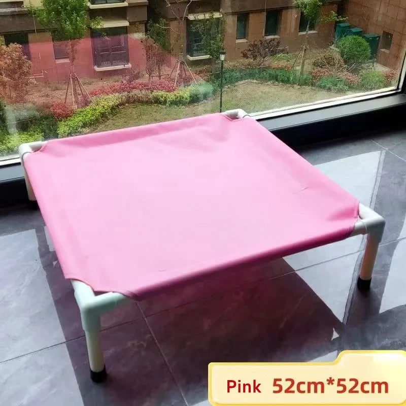 Pet Camping Bed, Elevated Bed for Dogs, Folding Puppy Camping Bed, Portable Washable Puppy Bed, Dog or Cat Hammock