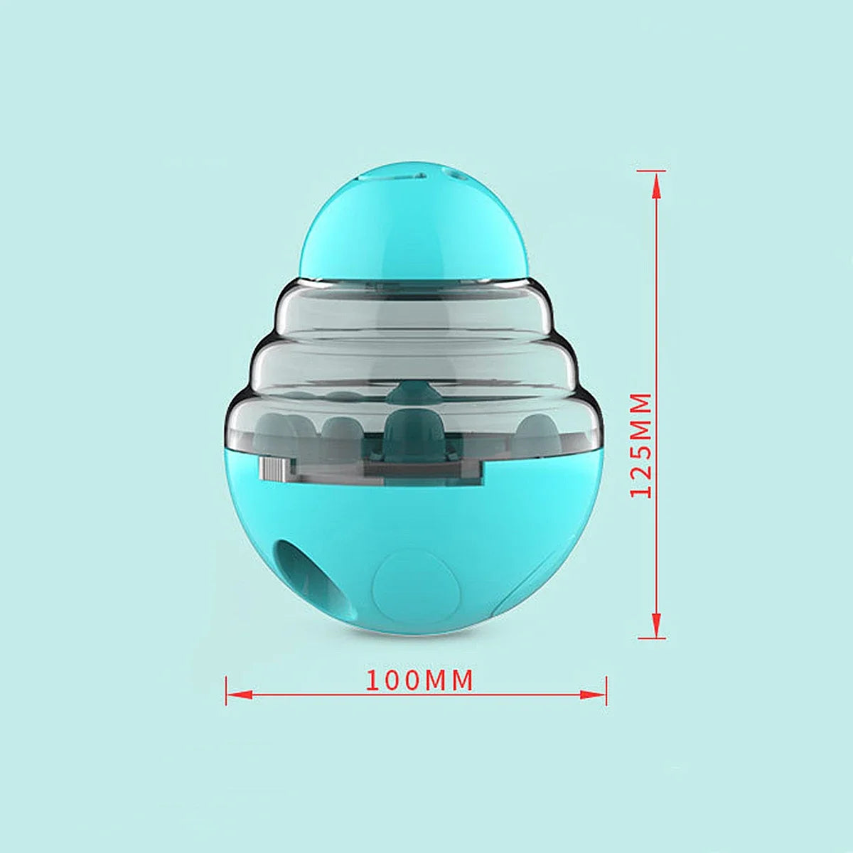 Slow Feeder Small Dog/Puppy Toy, Interactive Tumbler, Training, Dogs Learn Easily