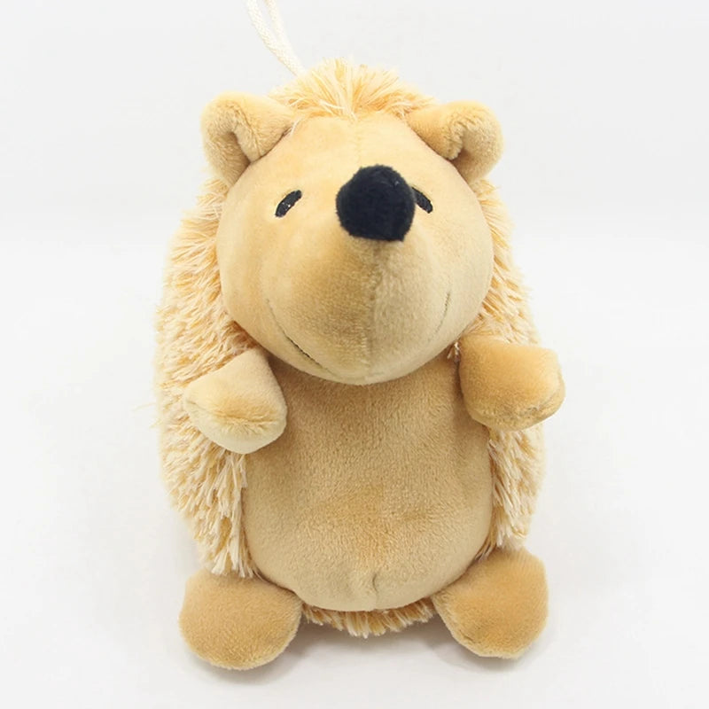 Interactive Squeaky Dog Toys, Stuffed Plush Hedgehogs, Chew Toys