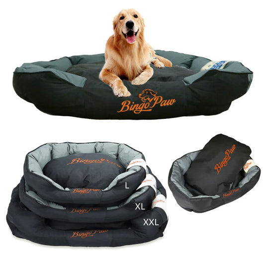 Waterproof Extra Large, Jumbo Orthopedic Sofa Dog Bed, Pet Mat Kennel, Washable Basket Pillow, Comfy Bed for L, XL, XXL Dogs