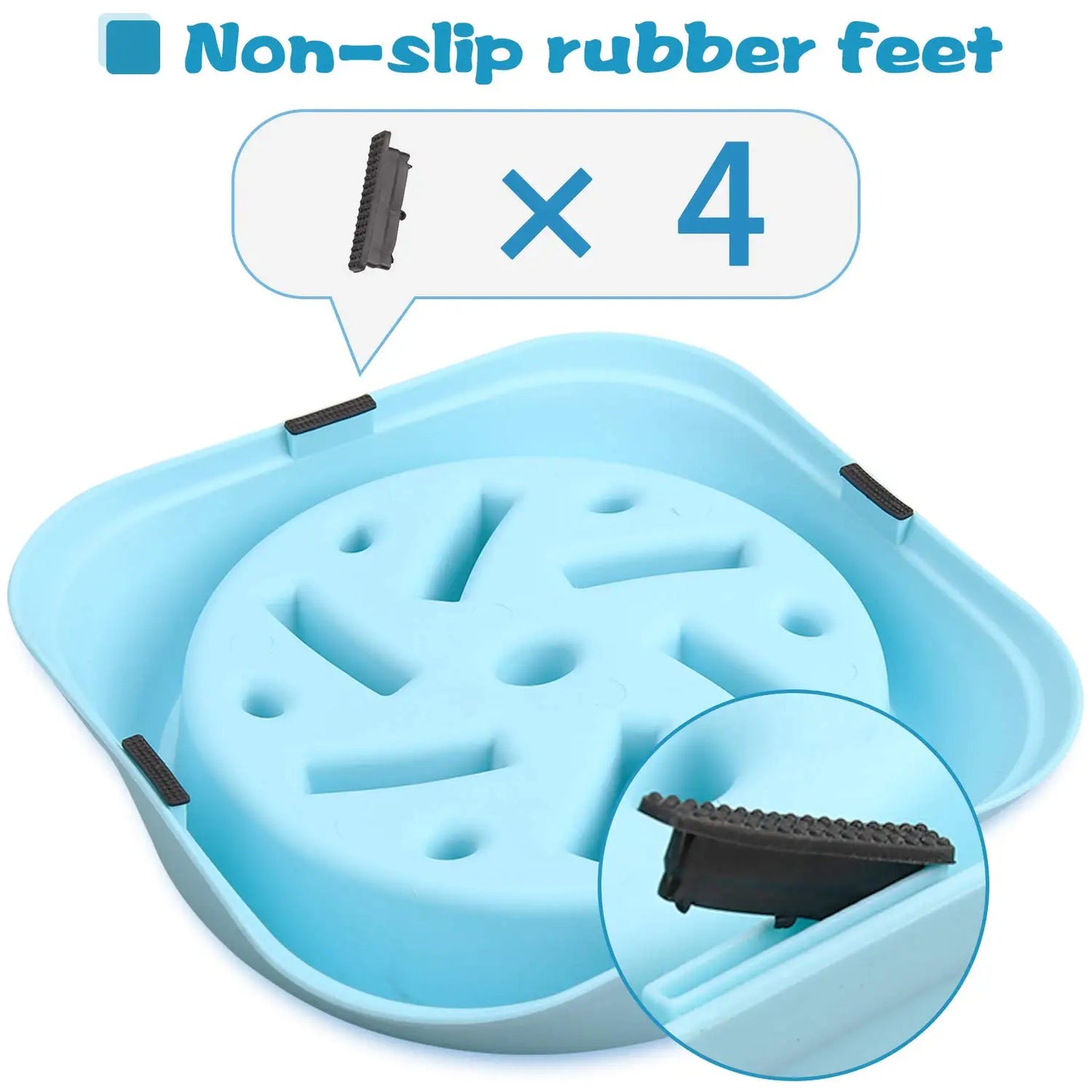 Pet Dog Bowl Slow Feeder, Anti-Asphyxiation, Slow Feeding Bowl, For Puppy or Adult Dog, Healthy Dog Food Feeder Container, Water Bowls