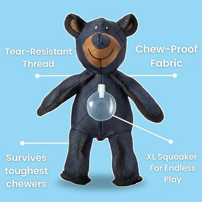 Squeaky Plush Bear Toy for Dog ,Unbreakable Teddy, Extreme Bear Dog Toys, Puppy Biting Toys, Plush Cute Bear, Chew Squeaky Dog Toys