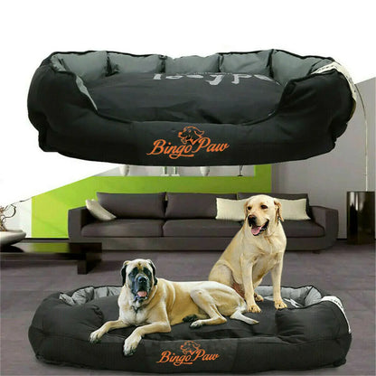 Waterproof Extra Large, Jumbo Orthopedic Sofa Dog Bed, Pet Mat Kennel, Washable Basket Pillow, Comfy Bed for L, XL, XXL Dogs