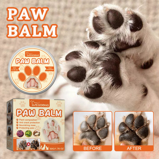 Pet Paw Repair Balm, Moisturizes Dry Paw Pads, Repairs Cracked Skin, Calms Redness/Discomfort, Paw Pad Rescue Cream For Dog and Cat