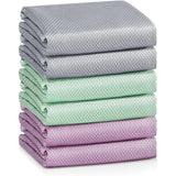 Magic Fish Scale, Streak Free, Microfiber Cleaning Cloths, Lint Free for Glass, Window, Car, Mirror