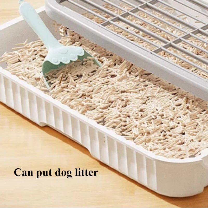 Dog Toilet Detachable Leak-Proof, Pet Potty with Simulated Catheter, Non-Slip Grille, Small and Medium-Sized Dog, Pee Pad