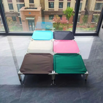 Pet Camping Bed, Elevated Bed for Dogs, Folding Puppy Camping Bed, Portable Washable Puppy Bed, Dog or Cat Hammock