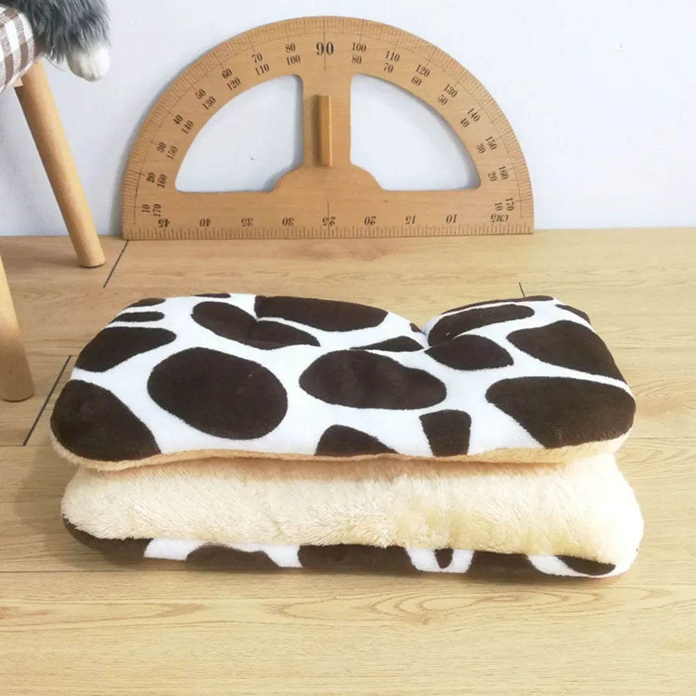 Thickened Sleeping Mat, Flannel Pet Mat, Dog Bed Cat Bed, Dog Blanket Mat, Puppy Kitten Pet Bed, For Small to Large Dogs, Pet Supplies