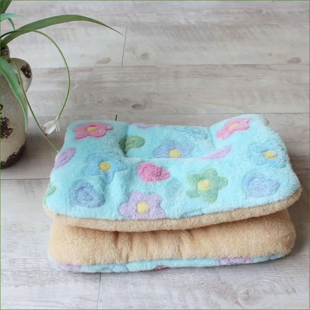 Thickened Sleeping Mat, Flannel Pet Mat, Dog Bed Cat Bed, Dog Blanket Mat, Puppy Kitten Pet Bed, For Small to Large Dogs, Pet Supplies