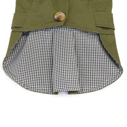 British Style Pets Dog Clothes Warm Thicken Pet Jacket Costumes Winter Dog Coat for Small Dogs Christmas Pet Puppy Cat Clothing