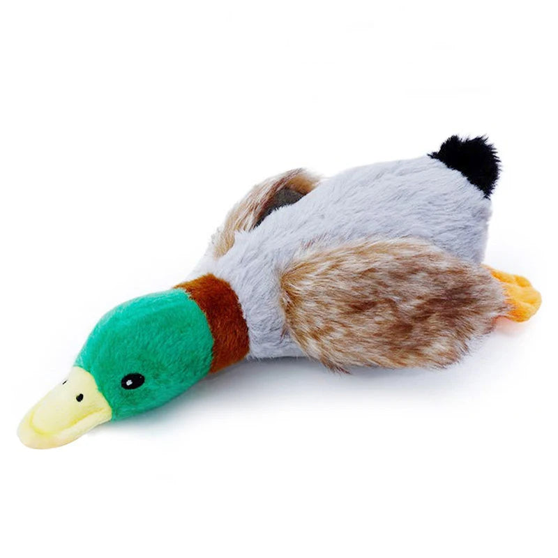 Cute Plush Duck Sound Toy, Stuffed Squeaky Animal, Squeak Dog Toy, Cleaning Tooth Dog Chew, Accessories Toys