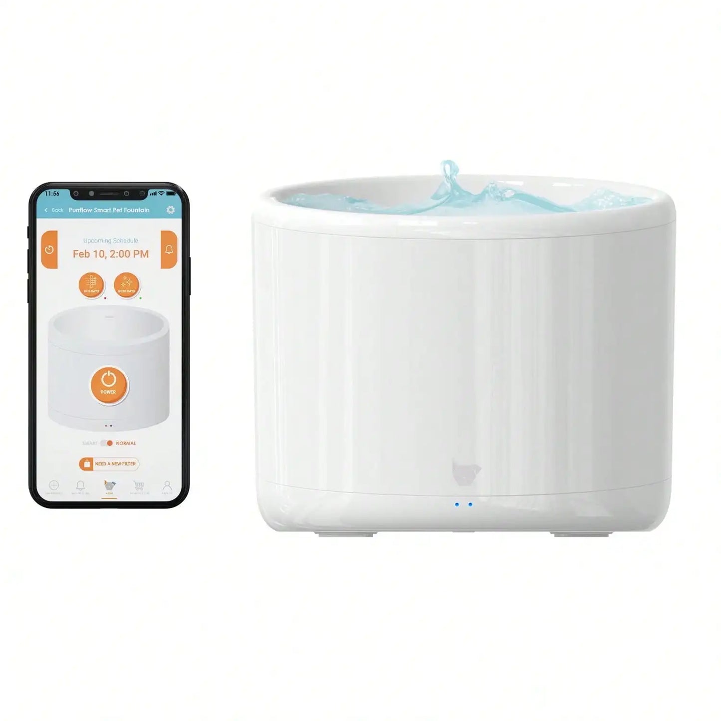 Smart Cat and Dog Drinking Fountain, Automatic Cat and Dog Drinking Machine, Ultra-Quiet and Energy-Saving