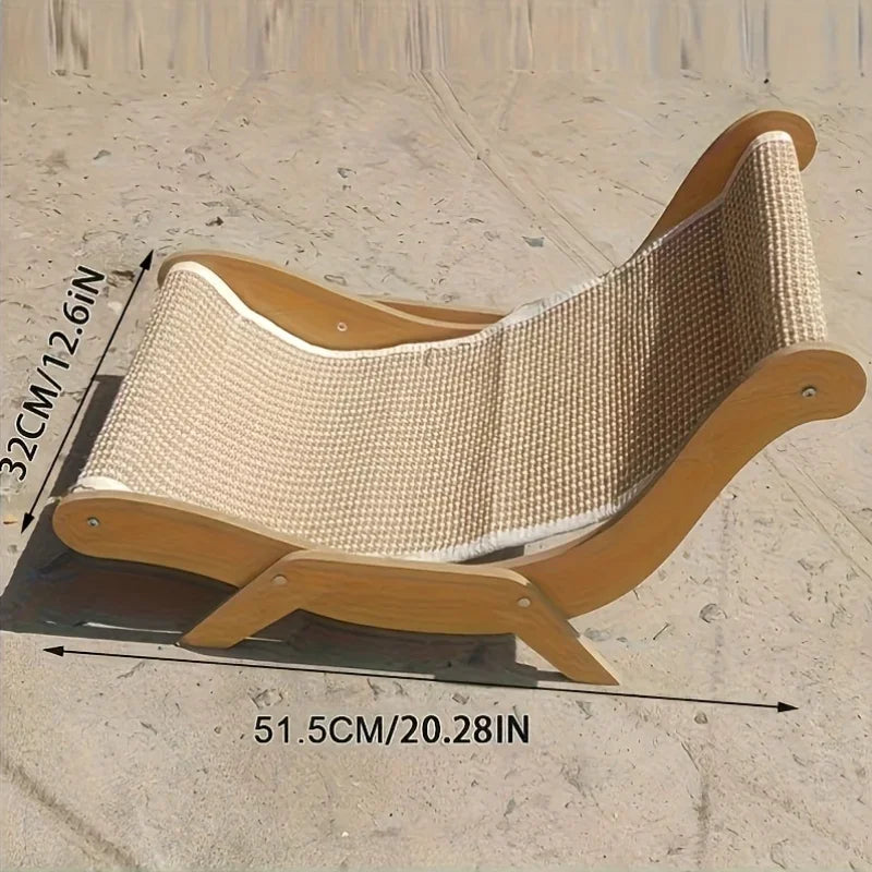 Cat Scratch Board, Cat Rest Chair, Non-Shedding, Wear-Resistant Integrated Pet Sofa, Paw File, Oversized Cat Paw Pad
