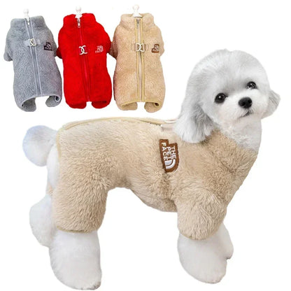 Winter Overalls, Dogs Maltese ,Clothes, Zipper Coat , Cats, Bulldog, Warm Dogs, Chihuahua 
NEW Jumpsuit, Pet Jacket, Small Onesies