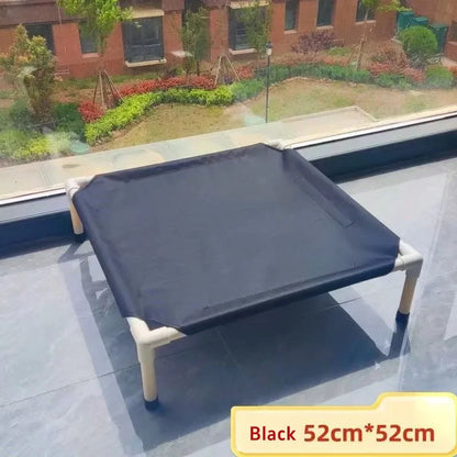 Pet Camping Bed, Elevated Bed for Dogs, Folding Puppy Camping Bed, Portable Washable Puppy Bed, Dog or Cat Hammock