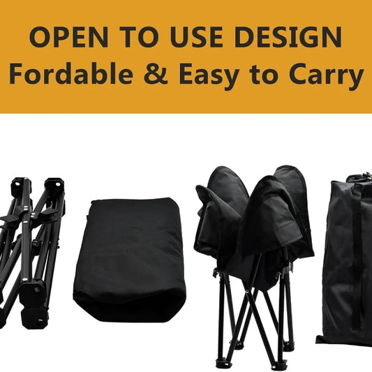 Elevated Dog Bed, Portable Raised Pet Cot, Indoor Folding Dog Bed, Padded Filling, Carrying Bag Included, Pet Camping Traveling