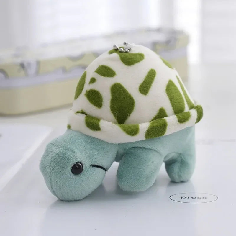 1pc Random Color Turtle Shaped Plush Toy, For Dogs To Grind Teeth And Clean Teeth. Interactive Play.