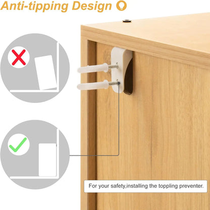 Cat TV House, Sturdy Wooden Cat Condo, Luxury Cat TV, Furniture with Cat Scratcher and Storage Space